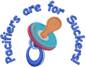 Picture of Baby Pacifier Suckers Machine Embroidery Design