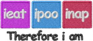 Picture of Baby Eat Poop Nap Machine Embroidery Design