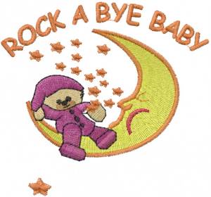 Picture of Rock A Bye Baby Machine Embroidery Design