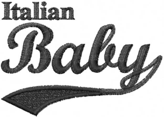 Picture of Italian Baby Machine Embroidery Design