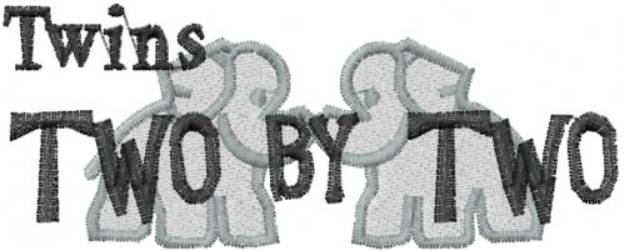 Picture of Two by Two Machine Embroidery Design