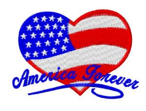 Picture of America Forever Machine Embroidery Design