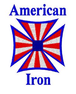 Picture of OG Cross American Iron Machine Embroidery Design