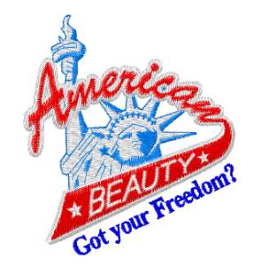 Picture of Got Your Freedom? Machine Embroidery Design