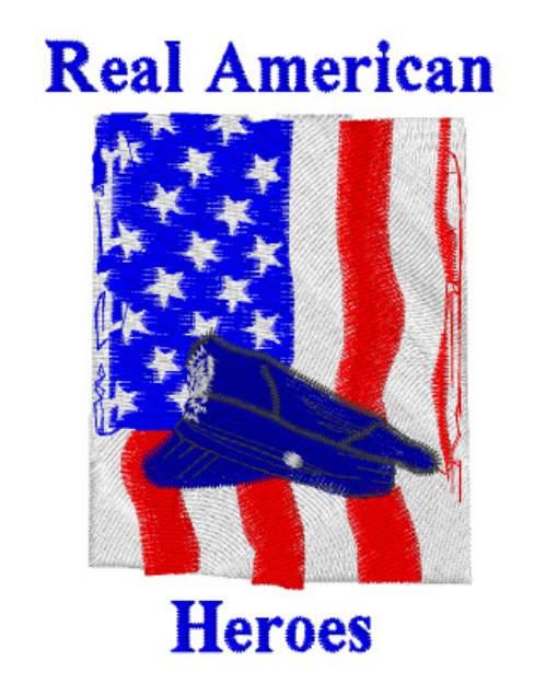 Picture of Real American Heroes Machine Embroidery Design
