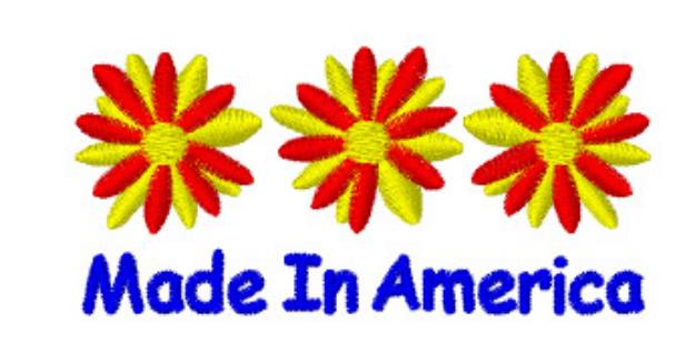 Picture of Made In America Machine Embroidery Design