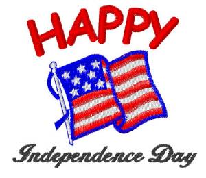 Picture of Happy Independence  Day Machine Embroidery Design