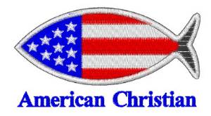 Picture of American Christian Machine Embroidery Design