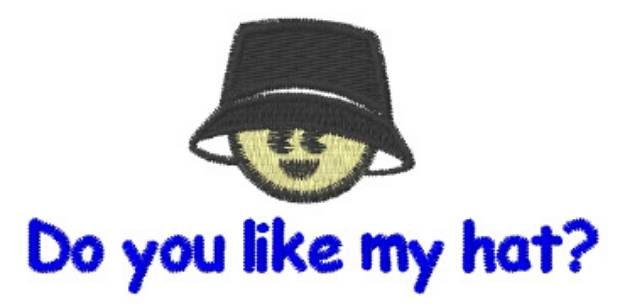 Picture of Do You Like My Hat? Machine Embroidery Design