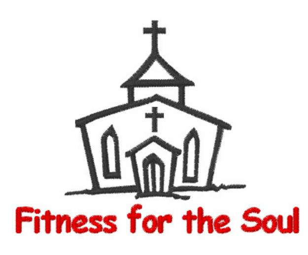 Picture of Church Fitness Machine Embroidery Design