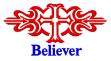 Picture of Cross Believer Machine Embroidery Design