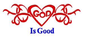 Picture of God is Good Machine Embroidery Design