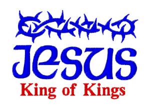 Picture of Jesus King of Kings Machine Embroidery Design