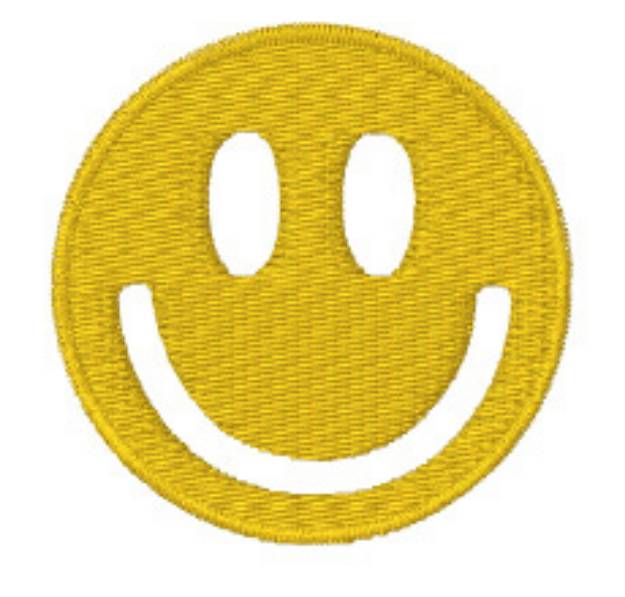 Picture of Empty Smiley Machine Embroidery Design