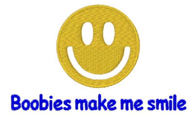 Picture of Smiley Boobies Machine Embroidery Design