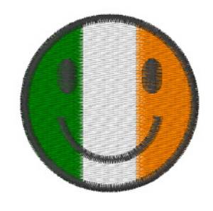 Picture of Irish Smiley Machine Embroidery Design