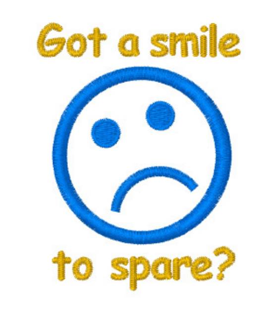 Picture of Smiles To Spare Machine Embroidery Design