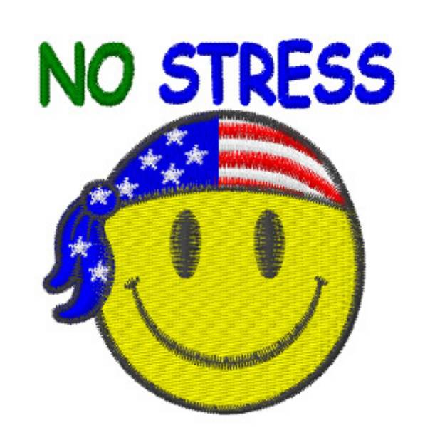 Picture of No Stress Smiley Machine Embroidery Design