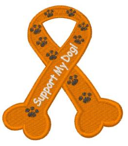 Picture of Support My Dog! Machine Embroidery Design