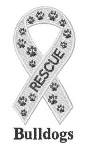 Picture of Bulldog Rescue Machine Embroidery Design