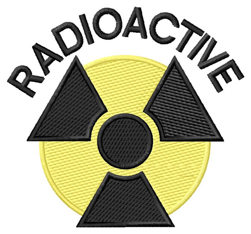 Radioactive Machine Embroidery Design