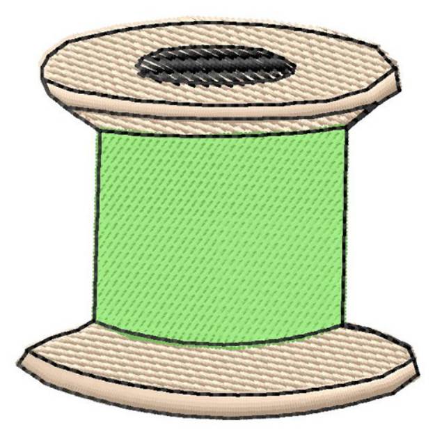 Picture of Spool of Thread Machine Embroidery Design