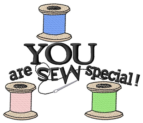 You are Sew Special Machine Embroidery Design
