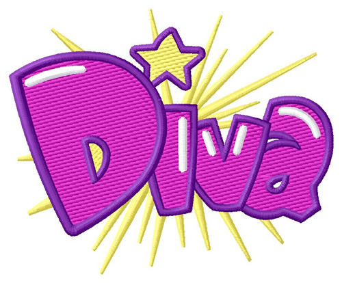 Diva Machine Embroidery Design