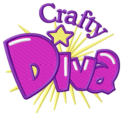 Crafty Diva Machine Embroidery Design