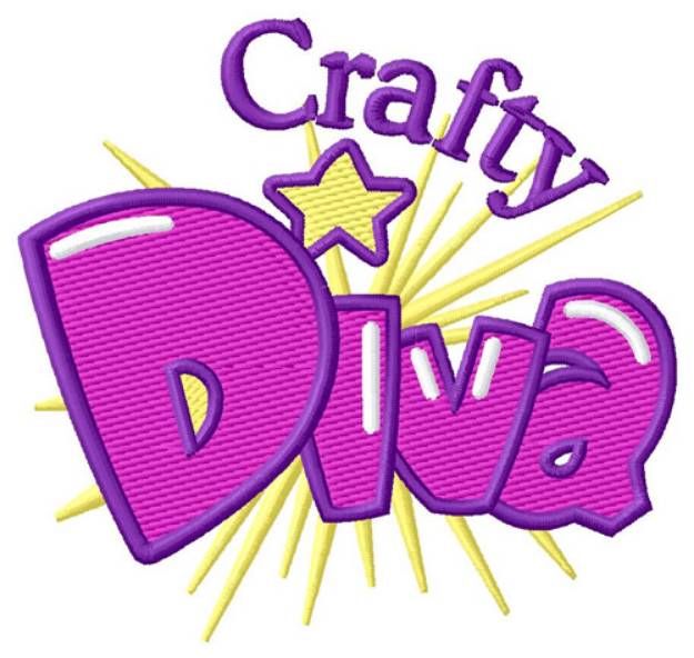 Picture of Crafty Diva Machine Embroidery Design