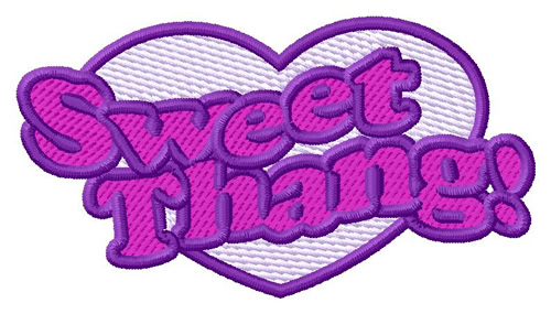 Sweet Thang Machine Embroidery Design