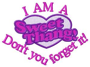 Picture of Sweet Thing Machine Embroidery Design