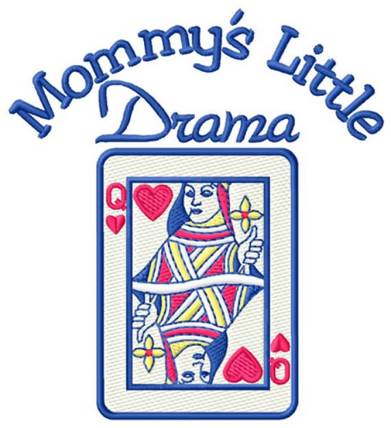 Picture of Mommys Drama Queen Machine Embroidery Design