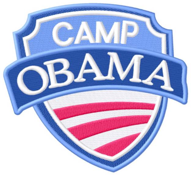 Picture of Camp Obama Machine Embroidery Design