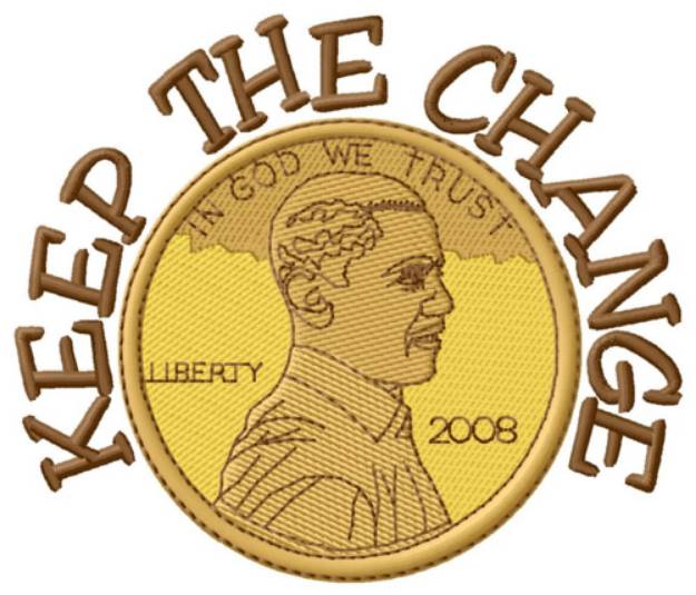 Picture of Keep the Change Machine Embroidery Design