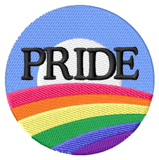 Picture of Pride Rainbow Machine Embroidery Design