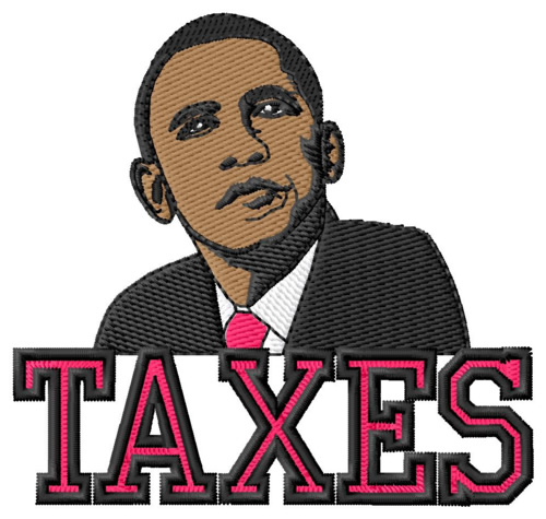Taxes Machine Embroidery Design