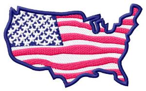Picture of United States of America Machine Embroidery Design