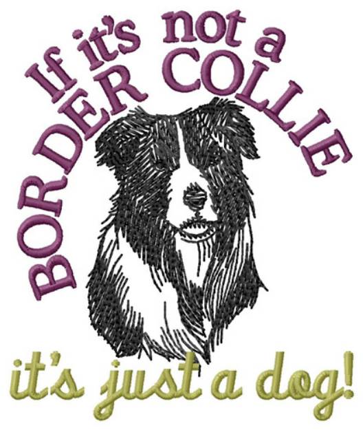 Picture of Border Collie Machine Embroidery Design