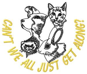 Picture of All Get Along Machine Embroidery Design