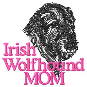 Picture of Irish Wolfhound Mom Machine Embroidery Design