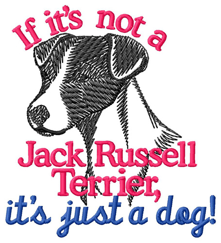 Jack Russell Machine Embroidery Design