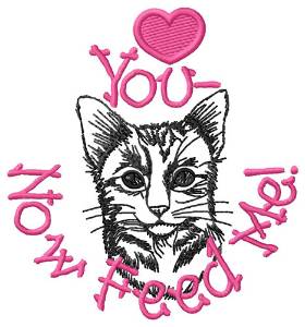 Picture of Now Feed Me Machine Embroidery Design