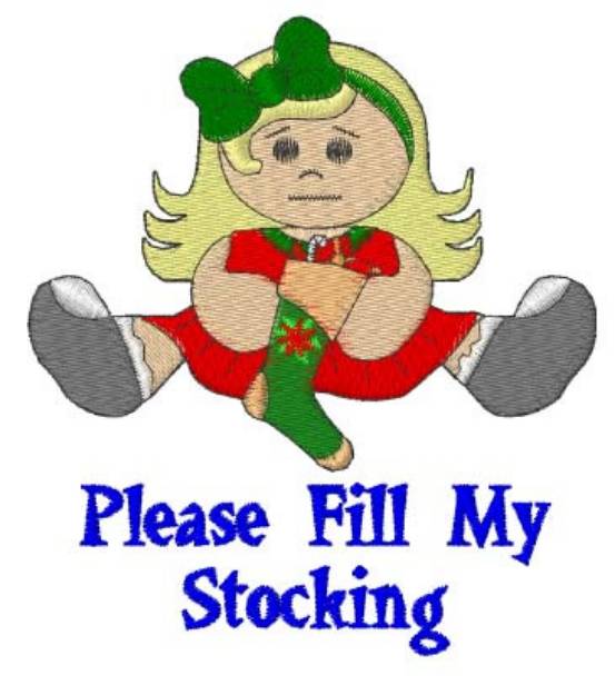 Picture of Fill My Stocking Machine Embroidery Design