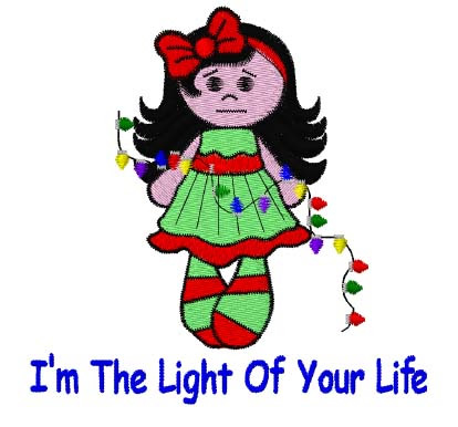 Light Of Your Life Machine Embroidery Design