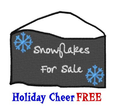 Holiday Cheer Free Machine Embroidery Design