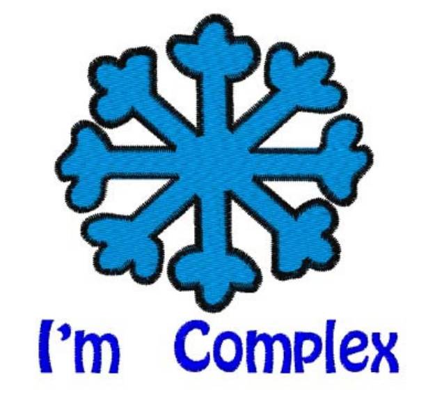 Picture of Im Complex Snowflake Machine Embroidery Design