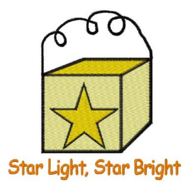 Picture of Star Light Star Bright Machine Embroidery Design