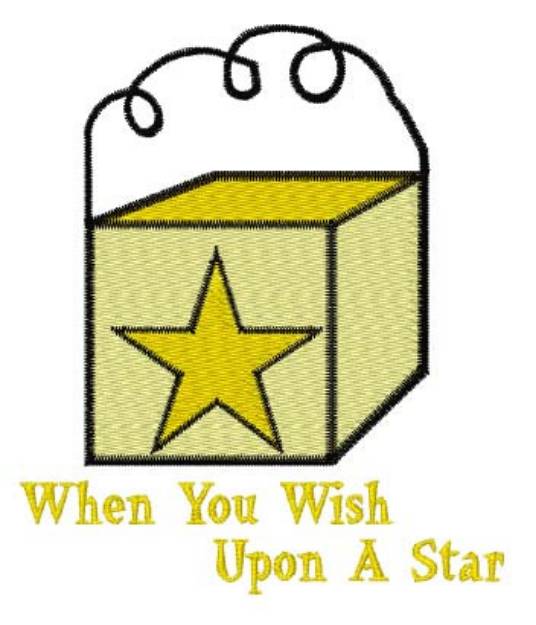 Picture of Wish Upon A Star Machine Embroidery Design
