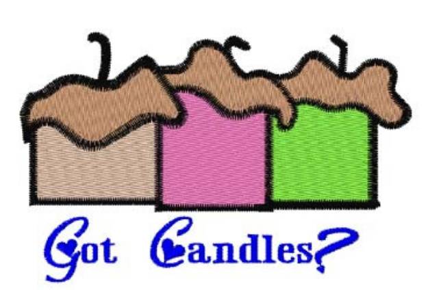 Picture of Got Candles Machine Embroidery Design